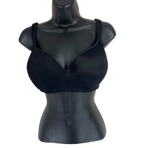 Déesse  plus sz Elegant Black Bra in size 42D.ideal for everyday all-day comfort